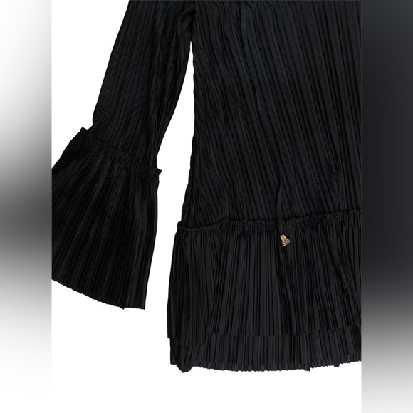 Free People “Can’t Help It” Minidress In Black Size XS Boho Flowy - Picture 4 of 7